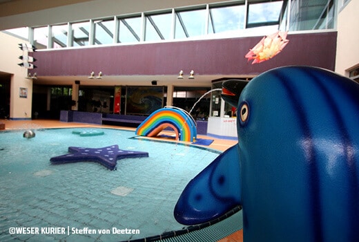 Das Kleinkinderbecken im Hallenbad Südbad Bremen